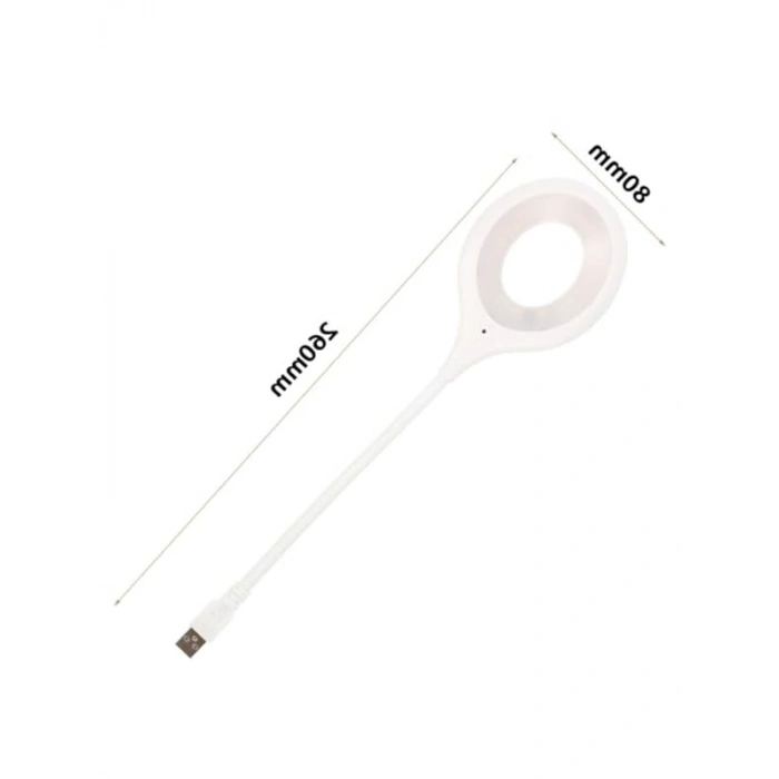 USB Gece Kitap Okuma Lambası, 20 SMD Ledli ve Portatif