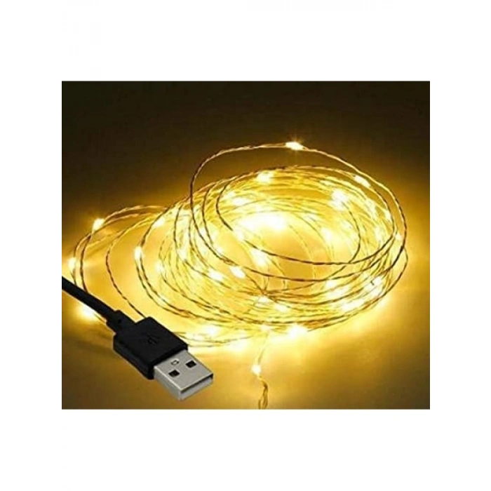 USB Girişli 10 Metre Peri LED Işık