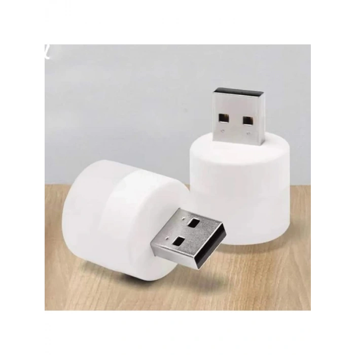 USB Led Küçük Beyaz Işık Lamba - Enerji Tasarruflu