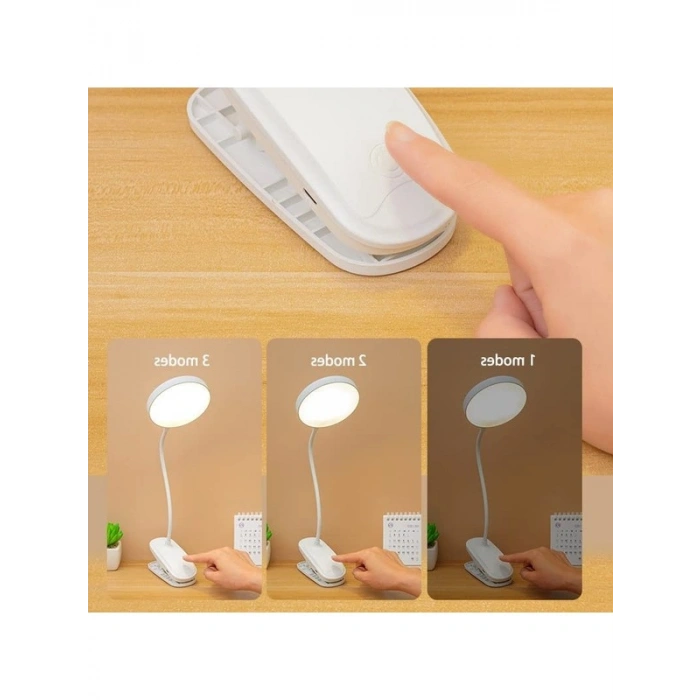 USBli Dokunmatik Masa Lambası - 3 Modda Parlaklık Ayarı