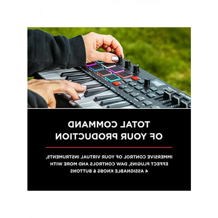 USB MIDI Klavye Controller, 32 Tuş ve Ritim Pedleri ile