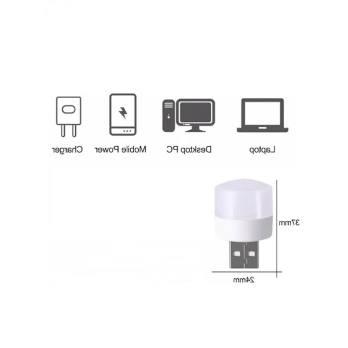 USB Mini LED Gece Lambası (6 Adet)