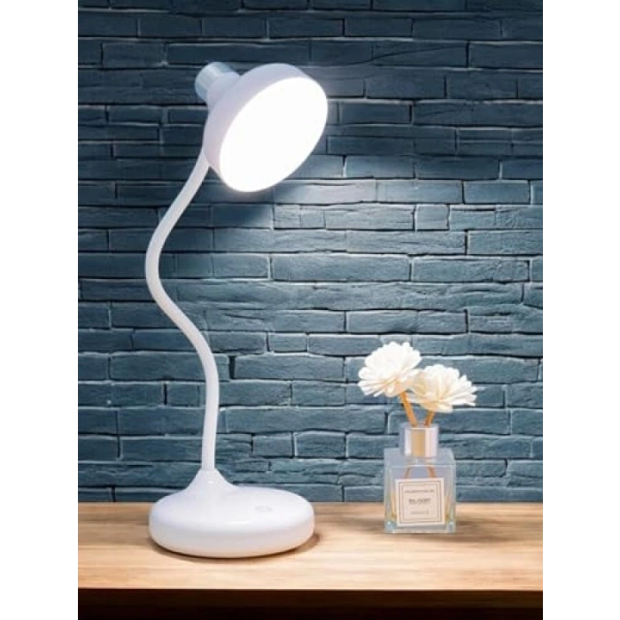 USB Şarjlı 36 cm Esnek Boyun Masa Lambası