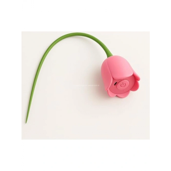 USB Şarjlı İnteraktif Kedi Oyuncağı, Lale Şeklinde