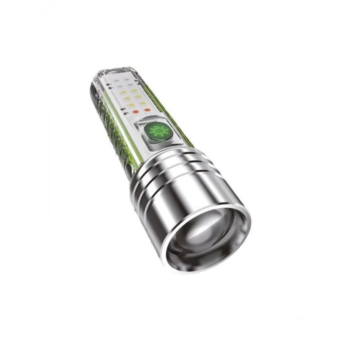 USB Şarjlı LED El Feneri, 1000 Lümen Aydınlatma Gücü