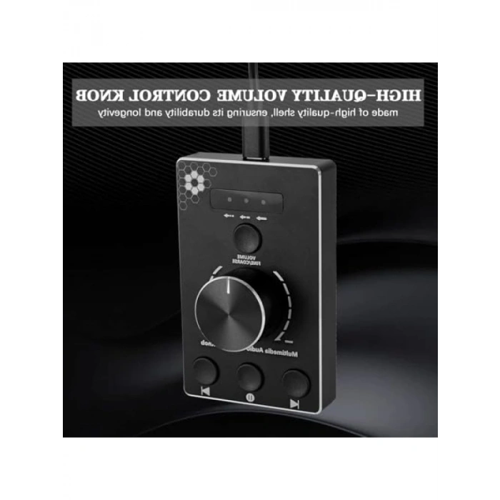 USB Ses Kontrol Düğmesi, Tek Tıkla Sessiz ve Üç Modlu Ayar