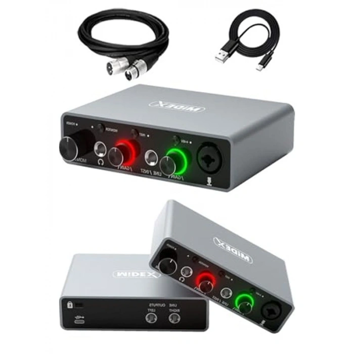 USB Stüdyo Ses Kartı, 24bit/192kHz yüksek kalite