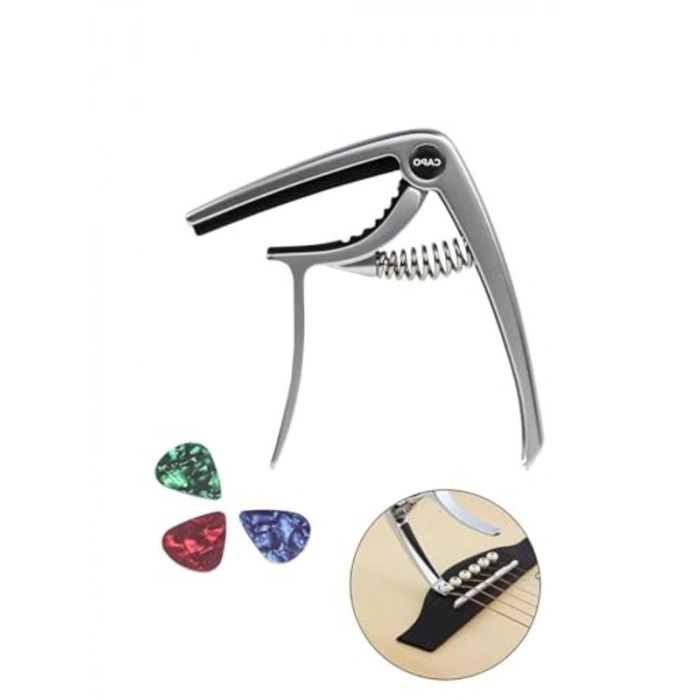 Üst kalite çinko alaşımlı kapo, tüm gitarlarla uyumlu