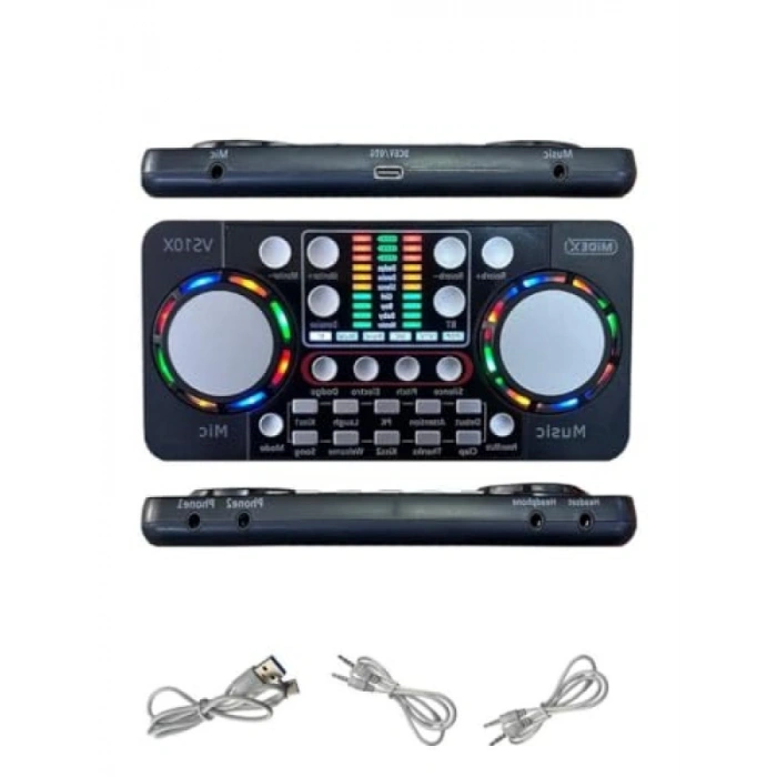 Üst Seviye Stüdyo Kayıt ve Canlı Yayın Ses Kartı, Bluetooth ve Şarjlı