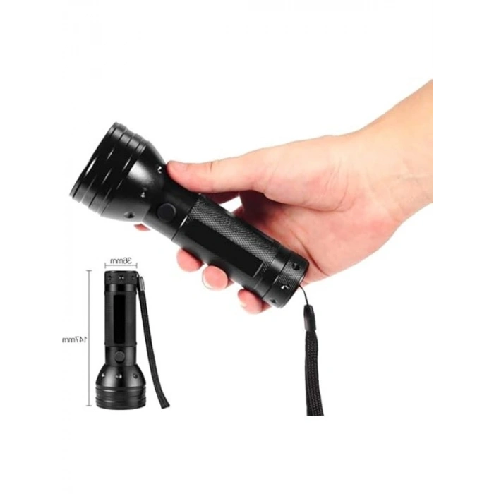 UV El Feneri, 51 LED ile Mor Işık Üretimi