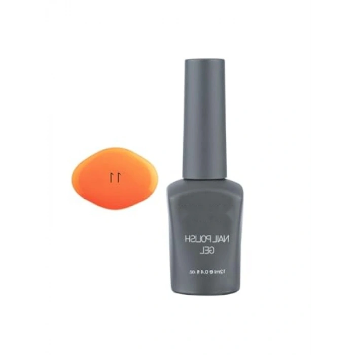 UV Kalıcı Neon Turuncu Jel Oje, 12 Ml