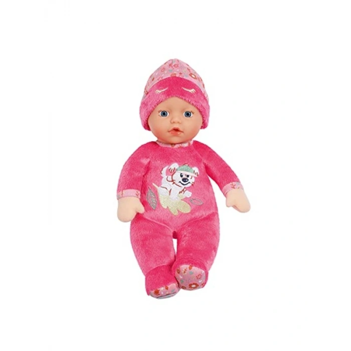 Uykucu Oyuncak Bebek, Pembe, 30 cm