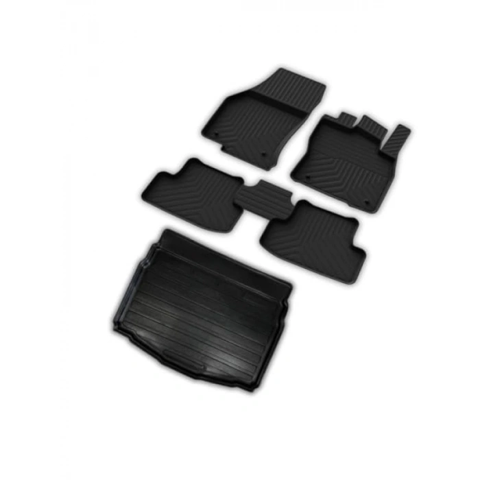 Uyumlu 4D Paspas ve 3D Bagaj Havuzu Seti