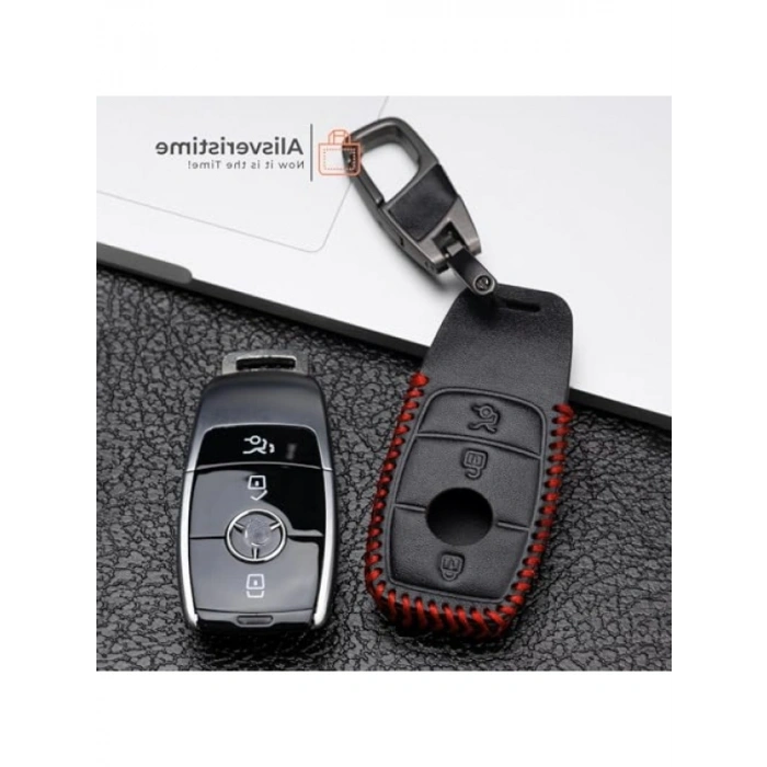 Uyumlu Deri Anahtar Kılıfı, Şık ve Koruyucu