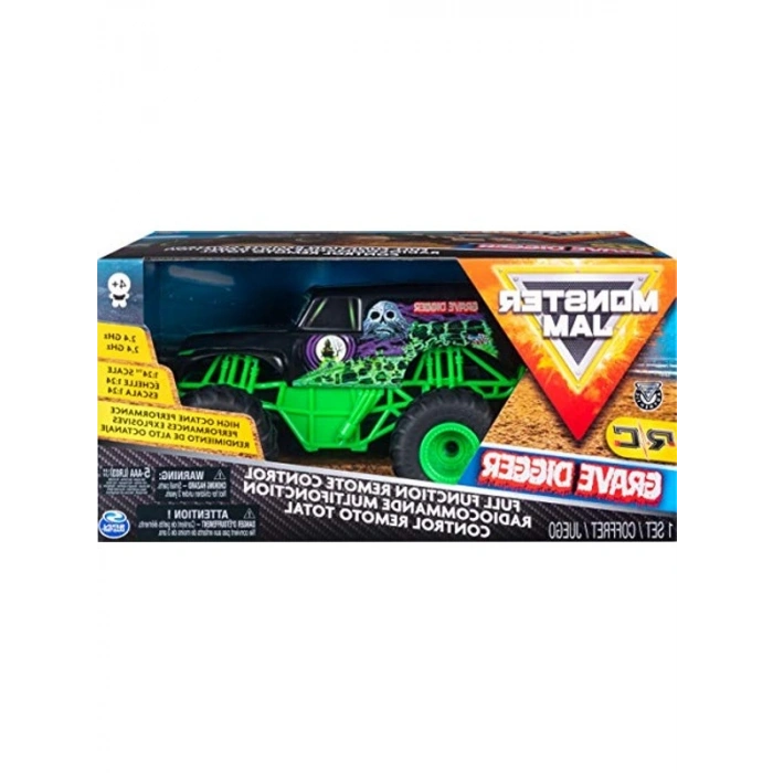 Uzaktan Kumandalı 1:24 Ölçekli Grave Digger Araba Modeli