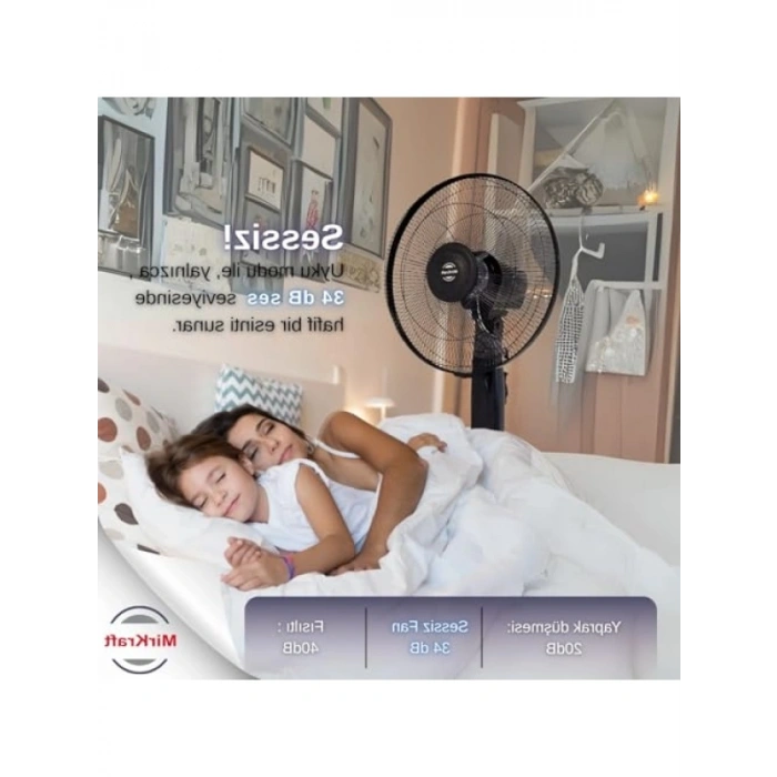 Uzaktan Kumandalı 16 Ayarlanabilir Vantilatör