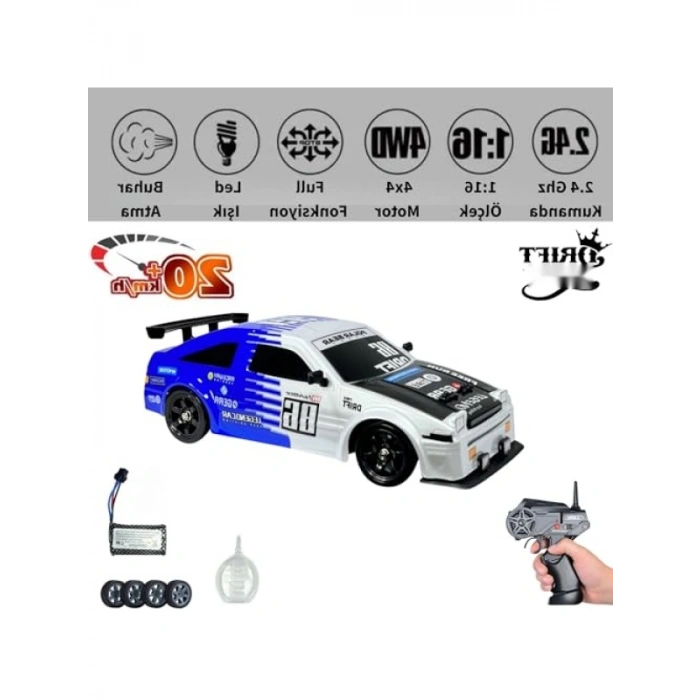 Uzaktan Kumandalı 4X4 Drift Araba 20 KM/H Hız