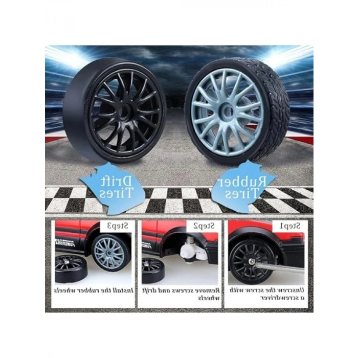 Uzaktan Kumandalı 4X4 Drift Arabası - 15 Km/h Hız