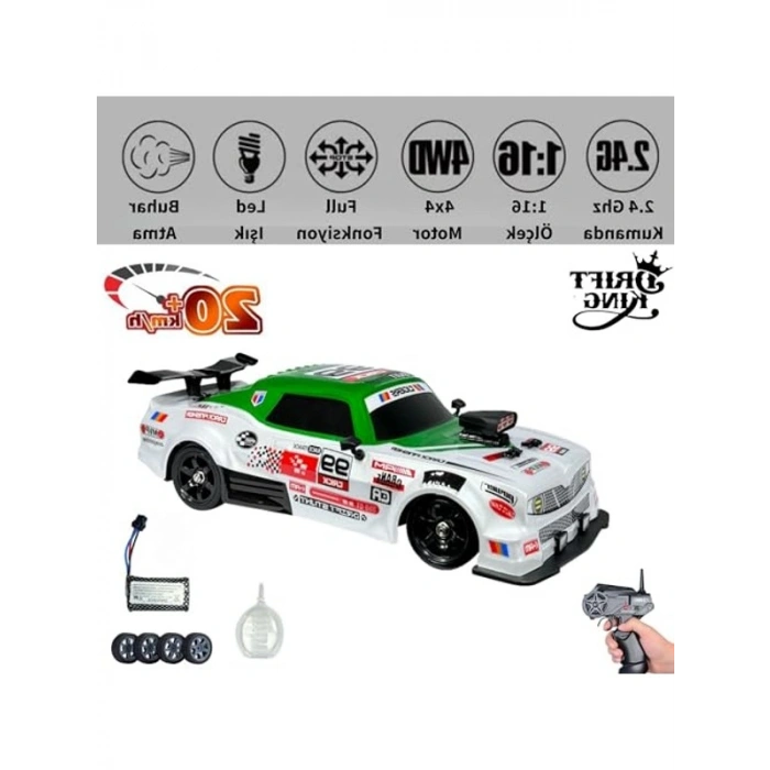 Uzaktan Kumandalı 4X4 Drift Arabası - 20 KM/H Hız