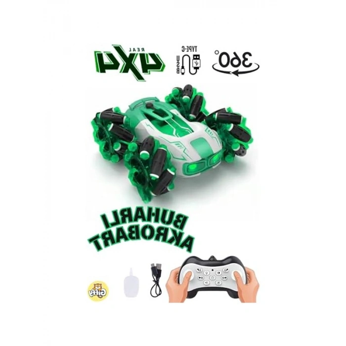 Uzaktan Kumandalı Akrobat Araba, Duman Atan Şarjlı Oyun Aracı