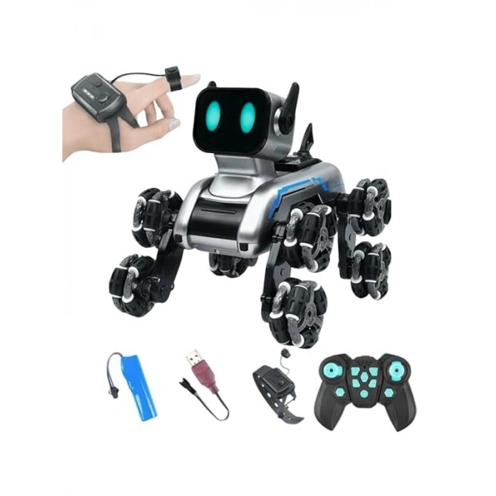 Uzaktan Kumandalı Akrobat Robot, Müzikli ve Işıklı