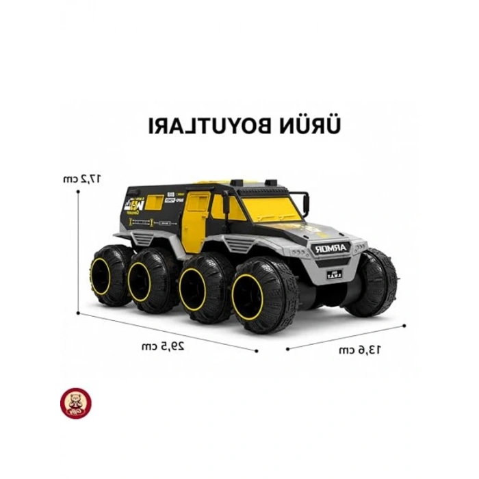 Uzaktan Kumandalı Amfibi Araba, Hem Su Hem Karada Kullanım için