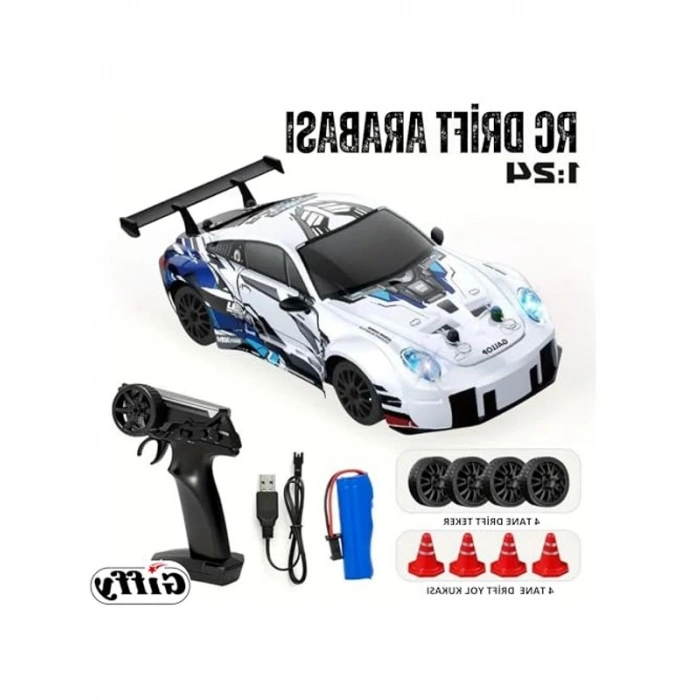 Uzaktan Kumandalı Drift Arabası, Şarjlı ve Işıklı