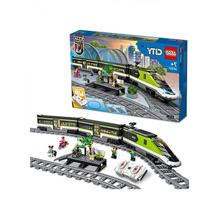 Uzaktan Kumandalı Ekspres Yolcu Treni Seti, 24 Parça ve 6 Minifigür