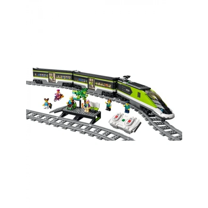 Uzaktan Kumandalı Ekspres Yolcu Treni Seti, 24 Parça ve 6 Minifigür