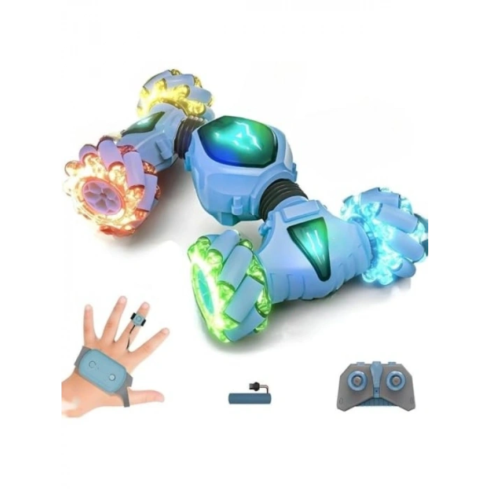 Uzaktan Kumandalı Işıklı Akrobat Araba - Çift Kumandalı