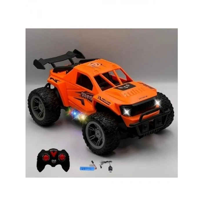 Uzaktan Kumandalı Işıklı Off-Road Araba, 3.7 Volt