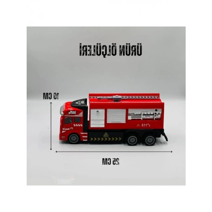 Uzaktan Kumandalı İtfaiye Aracı, Işıklı ve Şarjlı