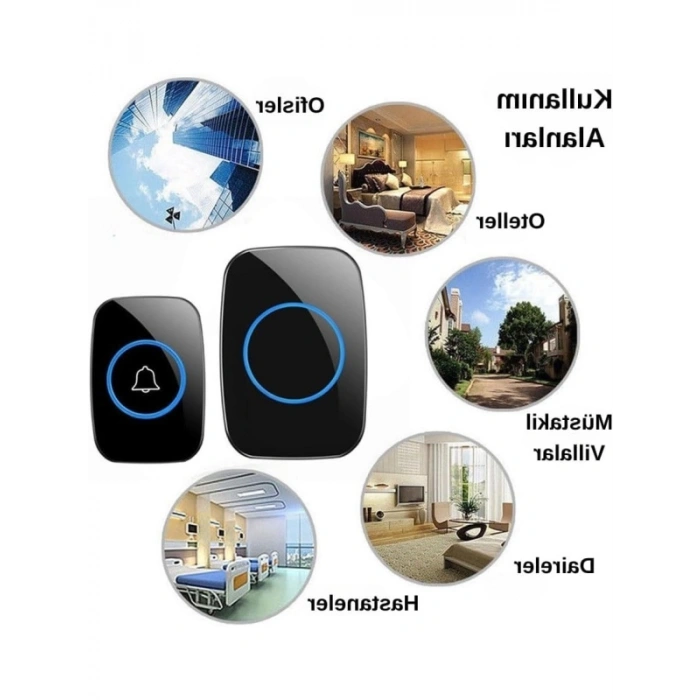 Uzaktan Kumandalı Kablosuz Kapı Zili