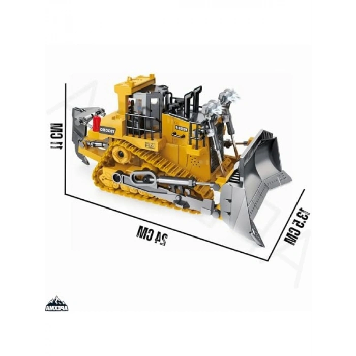 Uzaktan Kumandalı Metal Alaşım Kepçeli Buldozer