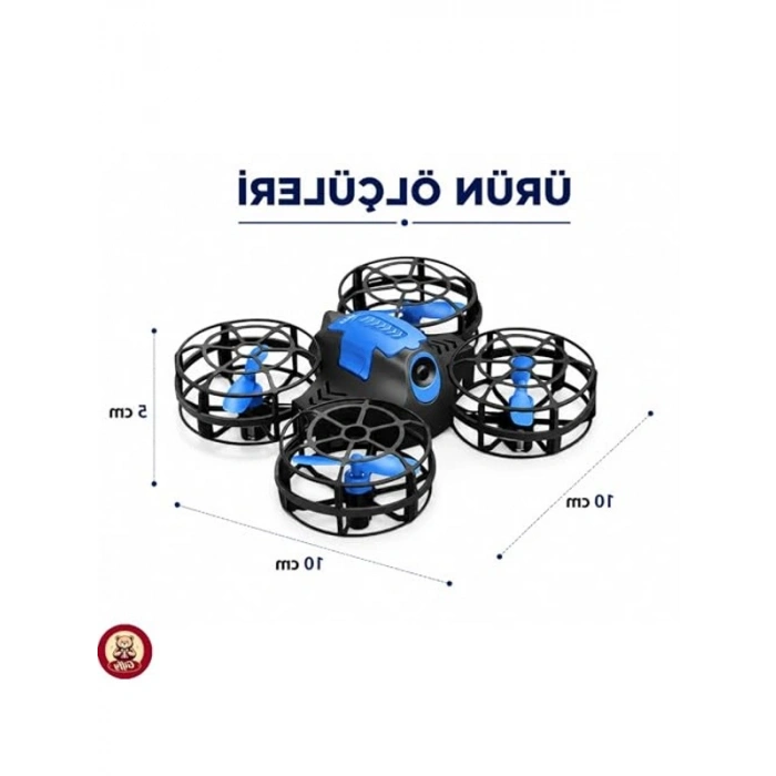 Uzaktan Kumandalı Mini Drone, 360° Dönüş ve Işıklı