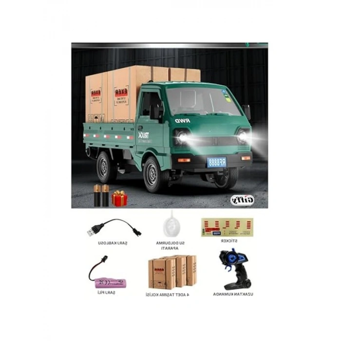 Uzaktan Kumandalı RC Kamyonet - 2.4 Ghz, Sesli ve Işıklı