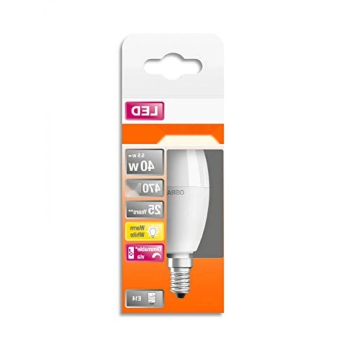 Uzaktan Kumandalı RGBW LED Ampul | E14 Duy, 4,9 W