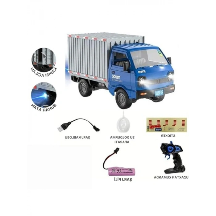 Uzaktan Kumandalı Şarjlı Kamyonet - Sesli ve Işıklı