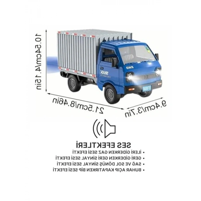 Uzaktan Kumandalı Şarjlı Kamyonet - Sesli ve Işıklı