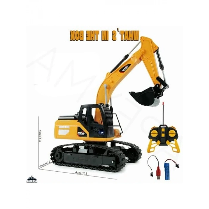 Uzaktan Kumandalı Şarjlı Kepçeli Ekskavatör