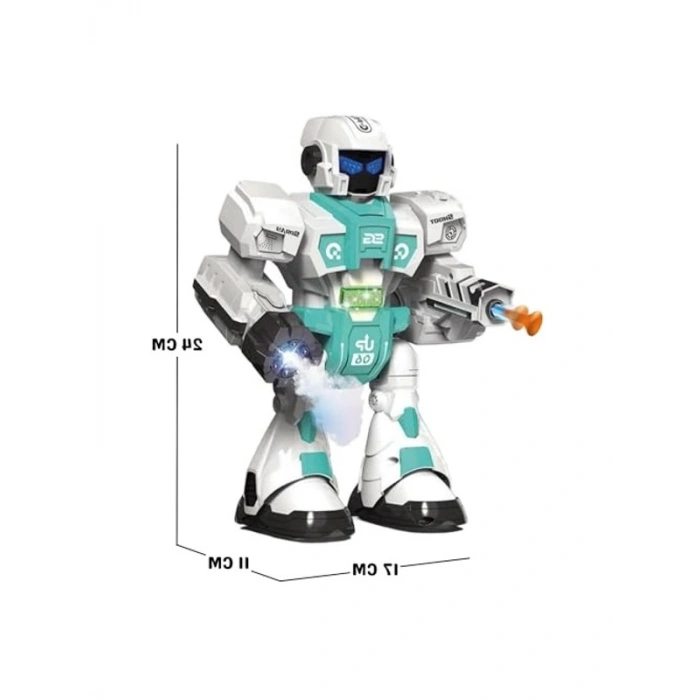 Uzaktan Kumandalı Savaşçı Robot - Sesli Işıklı ve Müzikli