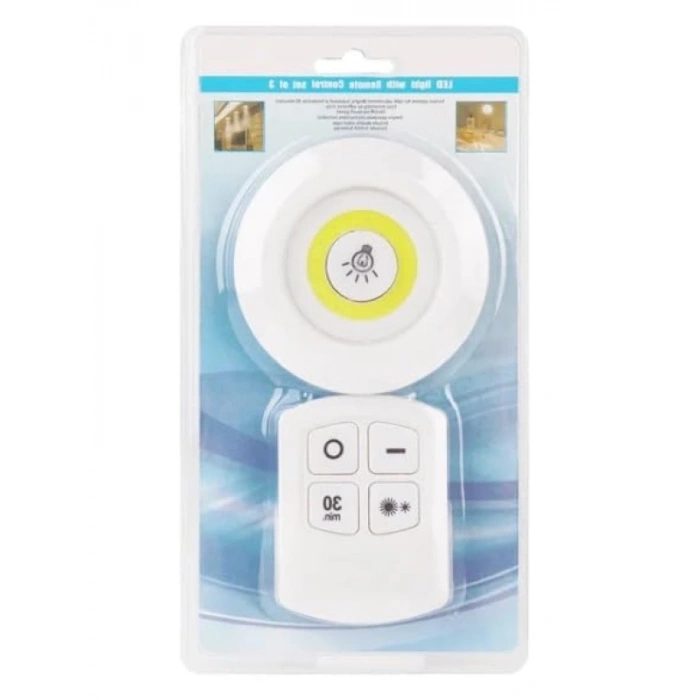 Uzaktan Kumandalı Tekli Spot Lamba - Pilli