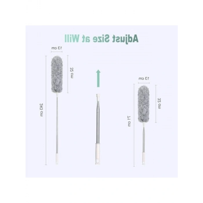 Uzatılabilir Mikrofiber Toz Bezi - Teleskopik Sap