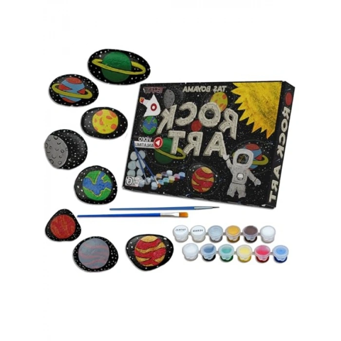 Uzay Temalı Taş Boyama Etkinlik Seti