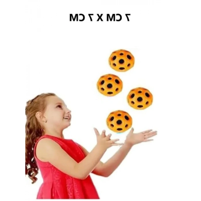 Uzay Temalı Yükseğe Zıplayan Top, 7 cm Eğlenceli Oyun