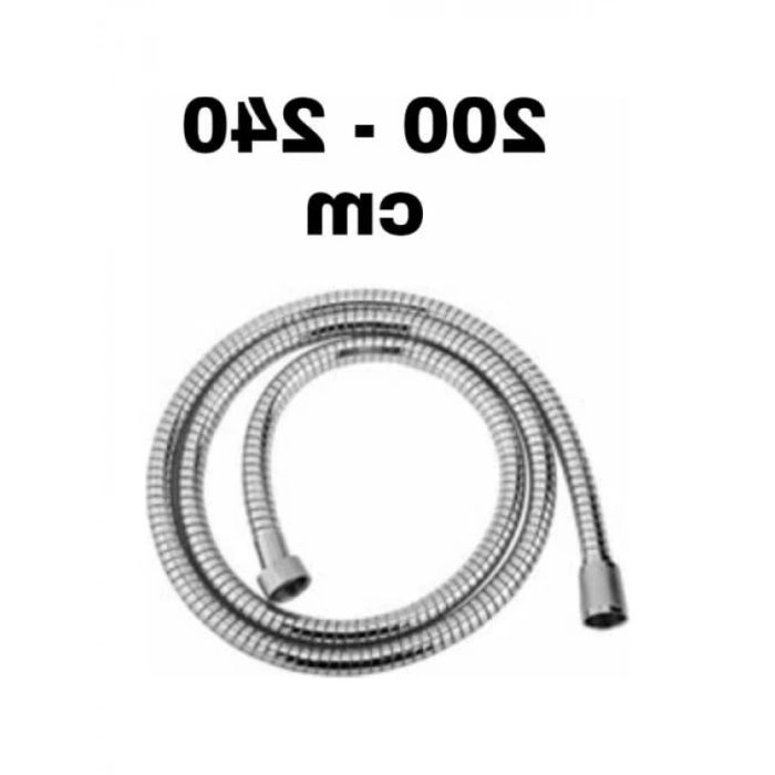 Uzayan Spiral Duş Hortumu - 200-240 cm, Blister Ambalajlı