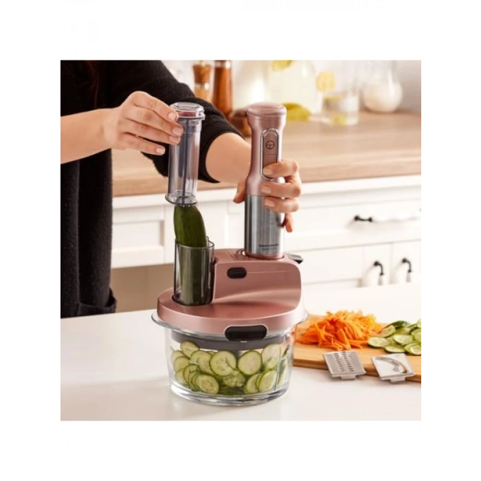 Uzun Blender Ayaklı Mutfak Robotu - 2500W Güç, 6 Bıçak