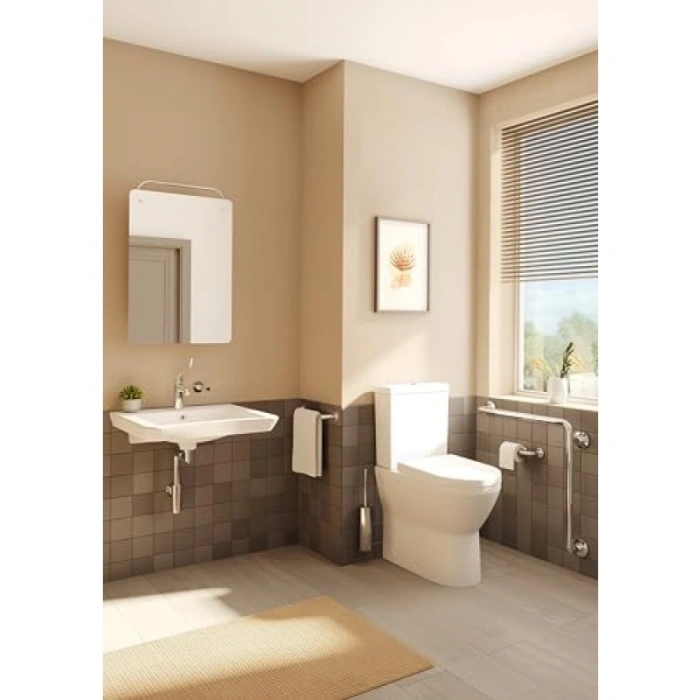 Uzun Havluluk - Krom Renk, 330 mm