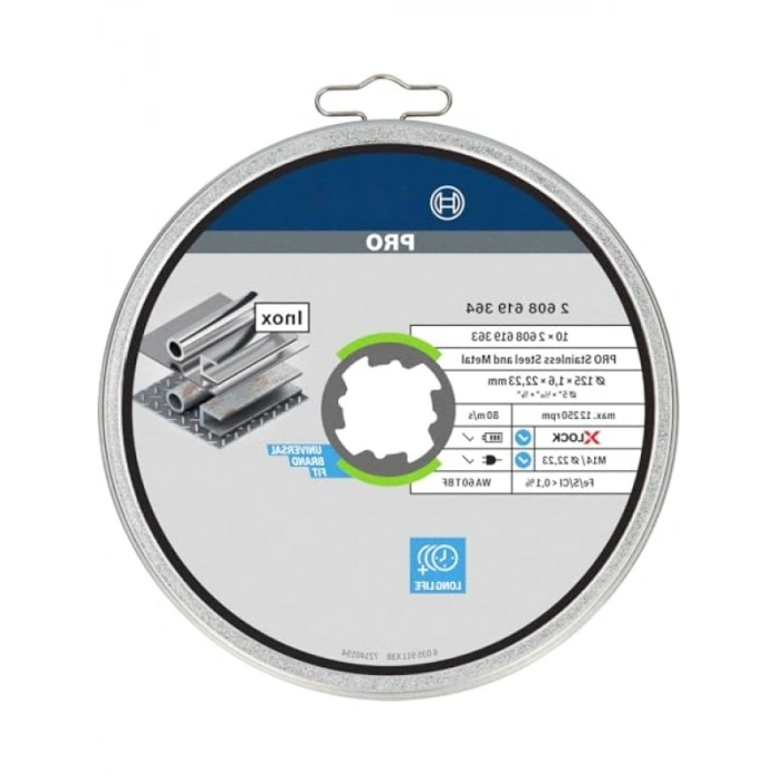 Uzun Ömürlü Paslanmaz Çelik Kesme Diski - Ø 125 mm