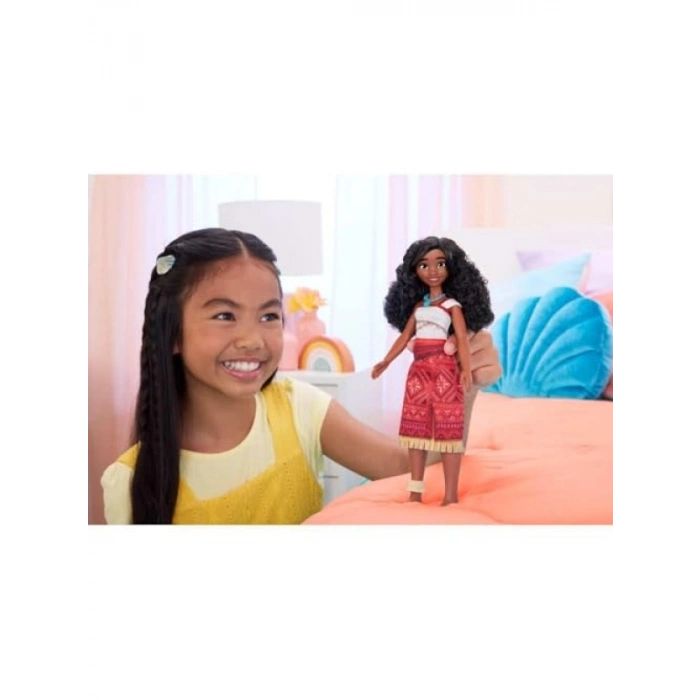 Uzun Saçlı Oyuncak Bebek (Moana Temalı)